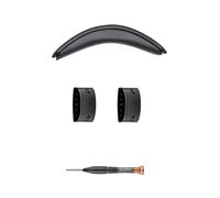 INF Almohadilla para la diadema con pinza de bloqueo y herramienta de desmontaje, piel de proteína + espuma viscoelástica, compatible con Bose QC25, fácil montaje y comodidad suave durante todo el día