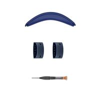 INF Almohadilla para la diadema con pinza de bloqueo y herramienta de desmontaje, piel de proteína + espuma viscoelástica, compatible con Bose QC25, fácil montaje y comodidad suave durante todo el día