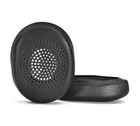 INF Almohadillas de repuesto compatibles con Jabra Connect 4h - negro, paquete de 2 unidades, piel de proteína, espuma viscoelástica, 8 cm x 7 cm, comodidad mejorada y aislamiento acústico