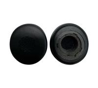 INF Almohadillas de repuesto compatibles con Jabra Engage 50 II/Engage 40 Wired - Cuero Proteína Negro (1 par)