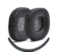 INF Almohadillas de Repuesto para Marshall Major 1/2, Almohadillas y Almohadillas para la Diadema, Buen Aislamiento acústico, 1 par de Almohadillas, 1 Funda para la Diadema