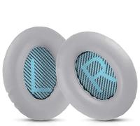 INF Almohadillas para Auriculares Bose QuietComfort 15 QC2 QC25 Ae2 Ae2i Ae2w SoundTrue y SoundLink (1 par Negro/Azul)