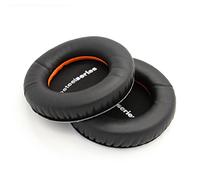 INF Almohadillas para Steelseries Siberia V2 Almohadillas de Repuesto de Polipiel Negro 1 par