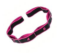 INF Bandas de resistencia de tela numeradas de 8 piezas, paquete de 2 unidades, bandas elásticas multibucle para yoga, pilates, danza y entrenamiento de cuerpo completo