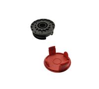 INF Bobina de corte con alambre de corte para Bosch Art Serie - negro/rojo, 1,6 mm, hilo de 6,1 m, incluye cubierta
