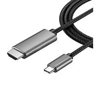 INF Cable USB-C a HDMI 4K 2 Metros, Cable USB C a HDMI, UHD 4K / 30Hz, Cable Adaptador USB Tipo C a HDMI, 2 Metros