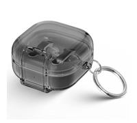 INF Carcasa blanda de TPU para Samsung Galaxy Buds 4/4 Pro, resistente a los golpes, impermeable, antimanchas y con gancho