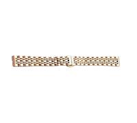 INF Correa de acero inoxidable para Garmin Lily 2 (14 mm, cierre de mariposa)