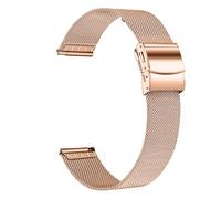 INF Correa de acero inoxidable para Garmin Venu 3S / Forerunner 265s 18 mm, correa de repuesto, pulsera, cómoda de llevar, acero inoxidable