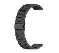 INF Correa de Acero Inoxidable para Huawei Watch GT2 Pro, Correa de Repuesto Compatible con Huawei Watch GT2 46mm/GT3/GT3 Pro, 22mm, Negra