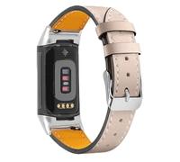 INF Correa de cuero genuino para Fitbit Charge 5/6