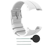 INF Correa de Reloj Compatible con Polar M400/M430 Blanca Correa de Recambio Silicona Blanda (S)