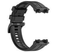 INF Correa de reloj de silicona gruesa con hebilla para Amazfit T-Rex 2/3 - Negro