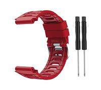 INF Correa de reloj de silicona resistente al agua compatible con correa de repuesto Garmin 920XT