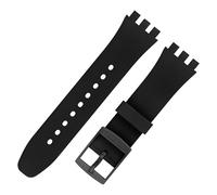 INF Correa de repuesto de silicona para reloj Swatch, resistente al agua, flexible, para relojes Swatch