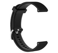 INF Correa para Garmin Forerunner 245/245M, Correa de repuesto de silicona compatible con Garmin Forerunner 245, Negra