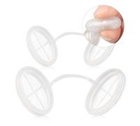 INF Filtro nasal invisible desechable - Dilatador nasal invisible transparente para protección contra el polvo, PM2.5 y alérgenos, juego de 4 tamaños x4