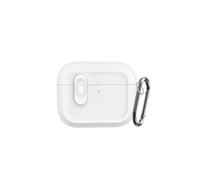 INF Funda protectora para auriculares Bluetooth compatible con AirPods Pro 3, funda magnética de silicona para llavero