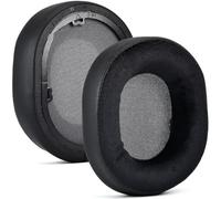 INF INF - Juego de 2 almohadillas de piel sintética y terciopelo compatibles con auriculares Corsair HS55/HS65/HS55 PRO con espuma viscoelástica
