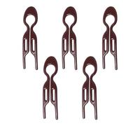 INF INF Juego de 5 peinetas en forma de U, color albaricoque, para moños y moños