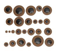 INF Juego completo de almohadillas para saxofón de piel sintética para saxofón alto, tenor y barítono - marrón