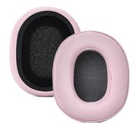 INF Juego de 2 almohadillas de espuma viscoelástica de tela de yoga, almohadillas de repuesto suaves compatibles con Skullcandy Hesh 3, Hesh EVO, Crusher Wireless y Crusher 540, 10 cm x 8 cm