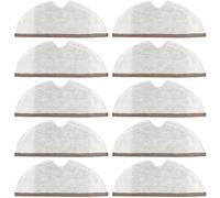 INF Pack de 10 Almohadillas de mopa para Xiaomi Roborock S5/ S50/ S51/ S55/ S6/ S6 MAXV/ S5 MAX, Repuesto de Accesorios de Almohadillas de Tela para mopa