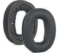 INF Pack de 2 almohadillas compatibles con Marshall Monitor II ANC - Red de fútbol de espuma viscoelástica negra 9,8 cm x 7,8 cm x 2,5 cm