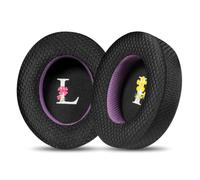 Fundas de Auriculares Transpirables Negras y Moradas para Auriculares Sennheiser Momentum 3 (Paquete de 2)