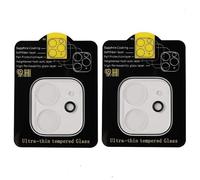 INF Pack de 2 protectores de cámara para funda de cámara de cristal templado iPhone 11