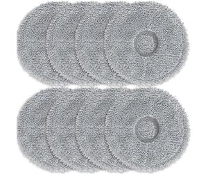 INF Pack de 8 trapeadores para Dreame L10s Ultra, L10 Ultra, L10s Pro, Xiaomi X10+, Limpieza efectiva, Fuerte absorción de Agua, se Pueden Lavar a 90 Grados