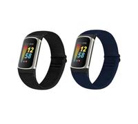 INF Paquete de 2 correas tejidas para reloj deportivo para Fitbit Charge5/6