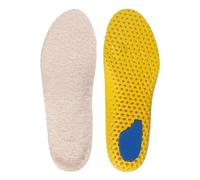 INF Plantilla de piel de cordero cálida para invierno más terciopelo, material cálido y acogedor, suave y grueso, aislamiento térmico, plantillas de EVA, tejido de lana de cordero