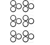 INF Protector de cámara de 6 piezas para iPhone 13 Pro Max cubierta de lente protectora de cámara