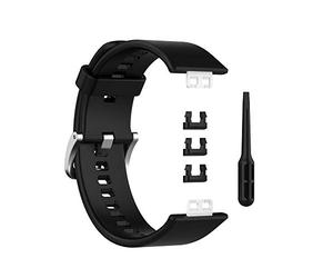 INF Pulsera compatible con Huawei Watch Fit (TIA-B09/TIA-B19), correas de reloj con hebilla antideslizante, correa de reloj de silicona, correa de repuesto para hombres y mujeres