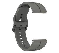 INF Pulsera compatible con Samsung, Huawei, Garmin, Huami GTR Mini, correa de silicona para reloj, correa de repuesto de 20 mm para mujer y hombre, correas de reloj gris oscuro