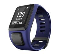 INF Pulsera compatible con TomTom Adventurer, Runner, Golfista, Spark, Cardio, Music/correa de repuesto en silicona, color negro