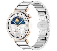 INF Pulsera de cerámica compatible con Huawei GT5 y GT5 Pro - Ajuste universal de 18 mm, cerámica + aleación de zinc, 16,5 cm x 1,8 cm, color blanco