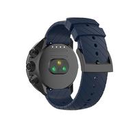 INF Pulsera de correa de reloj modelo extendido de sarga de silicona para Garmin Forerunner 22 mm