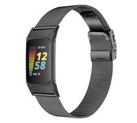 INF Pulsera para Fitbit Charge6/5, correa de reloj de acero inoxidable