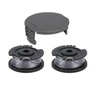 INF Recambio: 2 bobinas para cortabordes Bosch EasyGrassCut 18-230 - 1,6 mm de hilo, 4,9 m, con funda protectora