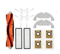 INF Repuestos Accesorios Dreame BOT D10 Plus/RLS3D/Z10 Pro/L10 Plus 13 Piezas, 1 x Cepillo de Cabeza, 2 x filtros HEPA, 4 x cepillos Laterales, 4 x Bolsas de aspiradora, 2 x Almohadillas para Fregar
