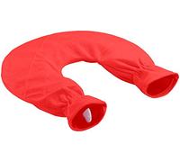 infactory Biberón para calentar el cuello: Bolsa de agua caliente para el cuello con funda de vellón extraíble, 2,5 litros (cuello Botella de agua caliente)