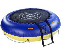 Infactory Juguetes de Piscina - Trampolín de Agua: 4en1 trampolín, para Agua y jardín (Inflable, de natación, Frio Colchones Aire para)