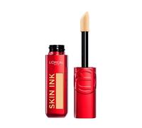 L'Oreal Paris Infaillible Skin Ink, Foundcealer, cubriente como una base, ligera como un corrector, maquillaje semipermanente hasta 48H, resistente al agua, resistente al sudor, sin decoloración, luz