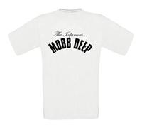 Infamous Mobb Deep Rap Hip Hop - Camiseta para hombre, blanco, M
