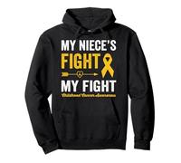 Infancia Cáncer Sobrina La Lucha de mi Sobrina es mi Lucha Sudadera con Capucha