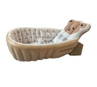 Infant Bathing Basin - Portable Wash Tub, Foldable Space Saving Seat with Sturdy Support Legs, Ergonomic Non Slip Soaking Solution, Ideal for Bathroom Pool Use