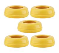 Infant Bottle Screw, Rings Leak-Proof Pack, Of 5 Food-Grade, Screw-In | Replacement Bottle Nipple Ring Pack Of 5 Replacement Pieces Set Pieces Infant Feeding Bottles, Nipples, Feeding