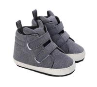 Infant First Walking Shoes Baby Boys Girls Canvas Sneakers Soft Sole Flat Anti-Slip Prewalkers Toddler Trainers Run First Walker Shoes for 0-18 Months